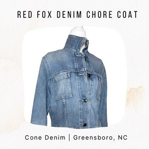 Red Fox Guideboat | Cone Denim | Chore Coat | Medium | NWOT